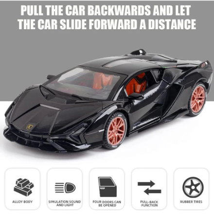 E+ Lamborghini Sian 1:24 Scale Die-Cast Model Car
