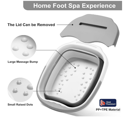 E+ MULTIFUNCTION FOLDING FOOT BATH MASSAGER