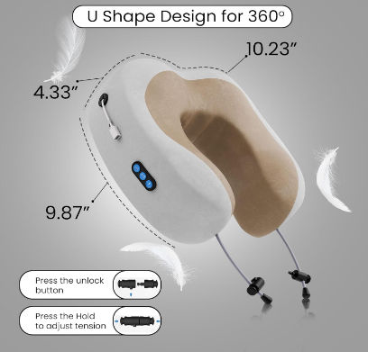E+ U SHAPE PILLOW MASSAGER