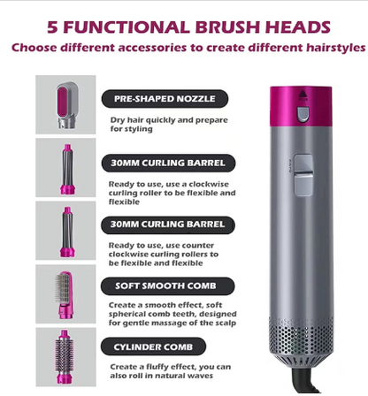 E+ HOT AIR STYLER 5 IN 1