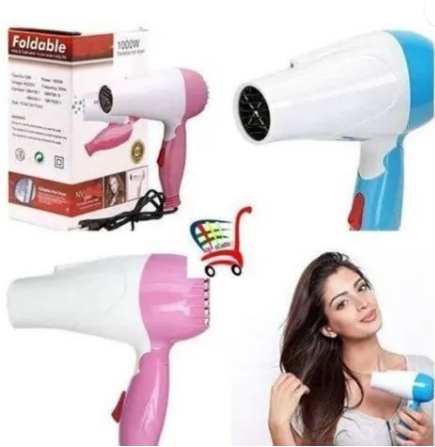 E+ NEW NOVA 1000 W FOLDABLE HAIR DRYER
