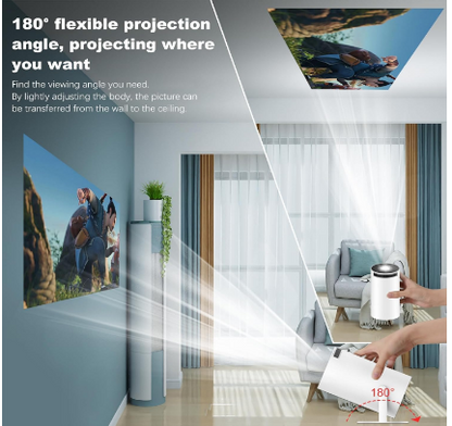E+ PORTABLE SMART WIRLESS PROJECTOR
