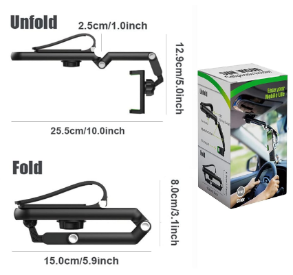 E+ SUN VISOR CELLPHONE HOLDER