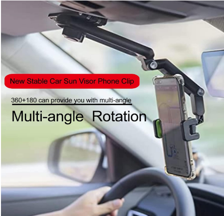 E+ SUN VISOR CELLPHONE HOLDER