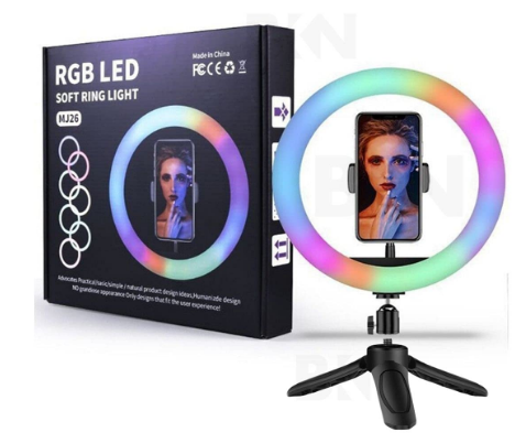 E+26  RGB LED SOFT RING LIGHT 10 INCH