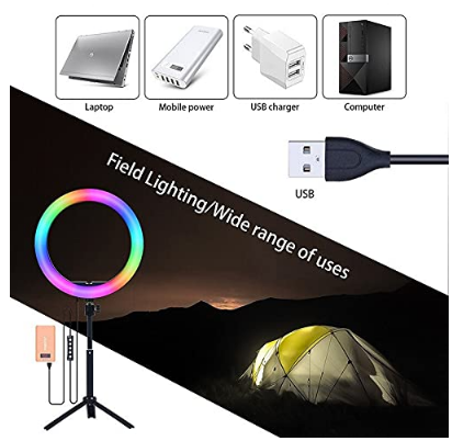 E+26  RGB LED SOFT RING LIGHT 10 INCH
