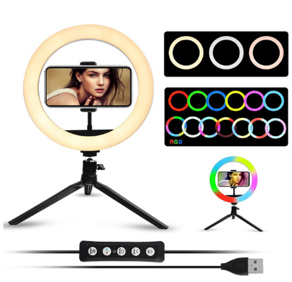 E+26  RGB LED SOFT RING LIGHT 10 INCH
