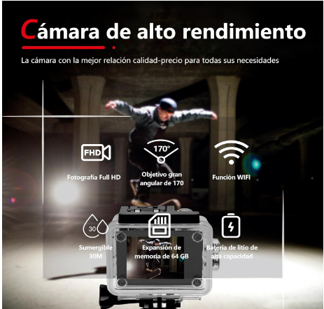 E+ ACTION CAMERA