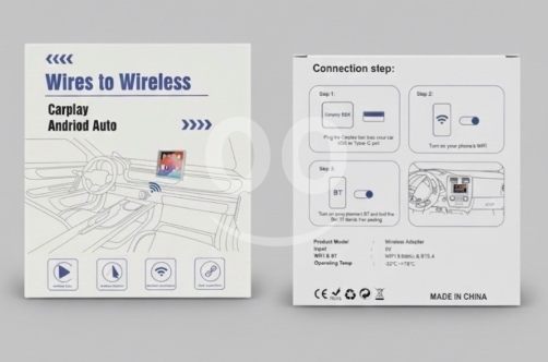 E+ WIRES TO WIRLESS CARPLAY ANDRIOD