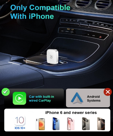 E+ WIRES TO WIRLESS CARPLAY ANDRIOD