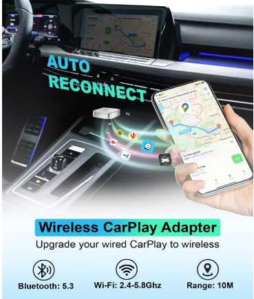 E+ WIRES TO WIRLESS CARPLAY ANDRIOD