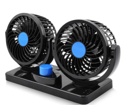 E+ DOUBLE HEADED VEHICLE FAN