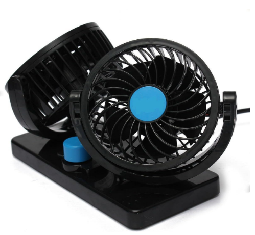 E+ DOUBLE HEADED VEHICLE FAN