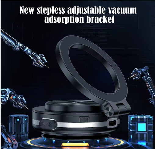 E+ BLACK TECHNOLOGY WIRELESS MAGNECTIC MOBILE SUCTION STAND