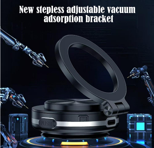 E+ BLACK TECHNOLOGY WIRELESS MAGNECTIC MOBILE SUCTION STAND