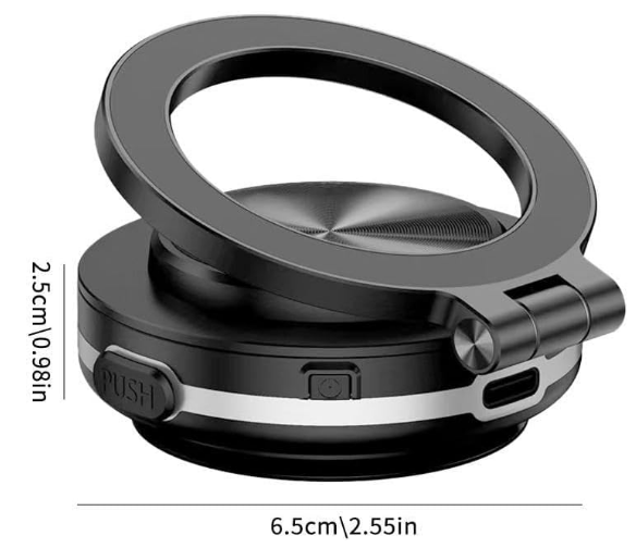 E+ BLACK TECHNOLOGY WIRELESS MAGNECTIC MOBILE SUCTION STAND