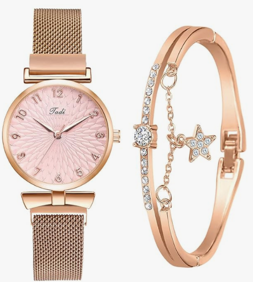 E+ WOMEN WATCH WITH BRASLET
