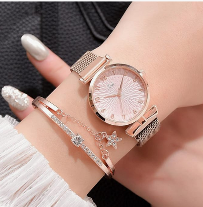 E+ WOMEN WATCH WITH BRASLET
