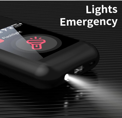E+ EARBUDS WITH HD SCREEN, GAMEPLAY, LIGHT EMERGENCY, AND MUSIC
