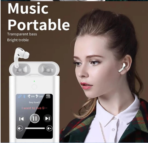 E+ EARBUDS WITH HD SCREEN, GAMEPLAY, LIGHT EMERGENCY, AND MUSIC