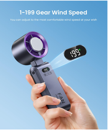 E+ HANDHELD AC FAN