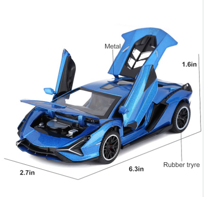 E+ Lamborghini Sian 1:24 Scale Die-Cast Model Car