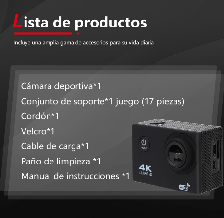 E+ ACTION CAMERA