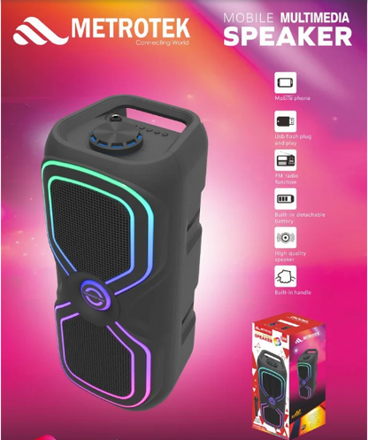 E+ METROTEK MOBILE MULTIMEDIA THUNDER MAX SPEAKER