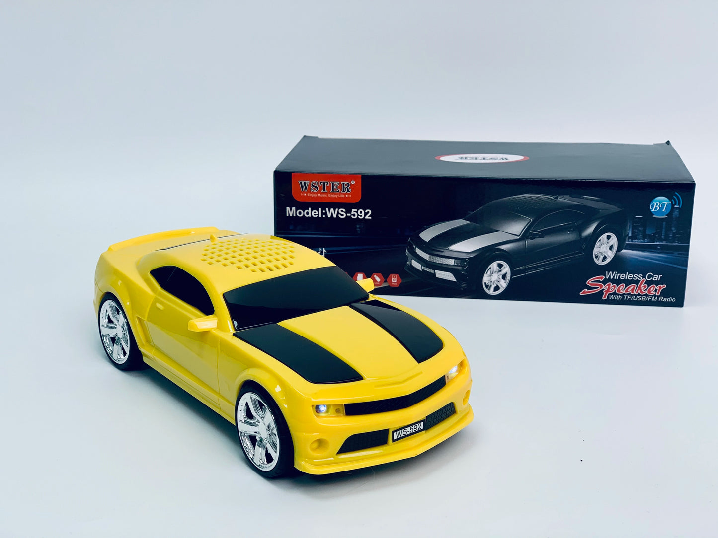E+ WS-592 Portable Car-Shaped Rechargeable Bluetooth Speaker