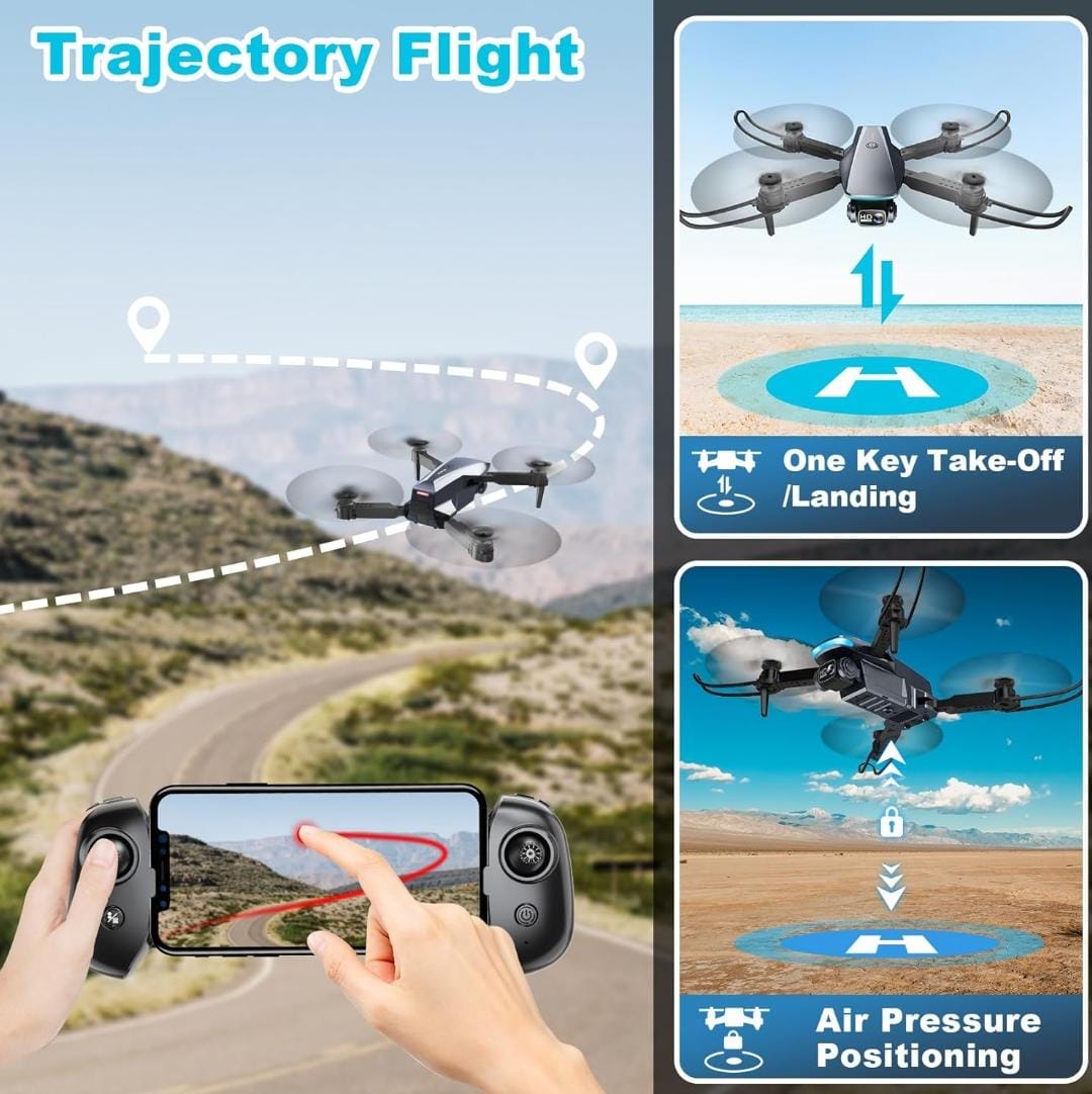E+ A foldable RC quadcopter DRONE