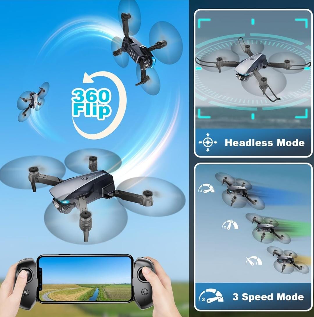 E+ A foldable RC quadcopter DRONE
