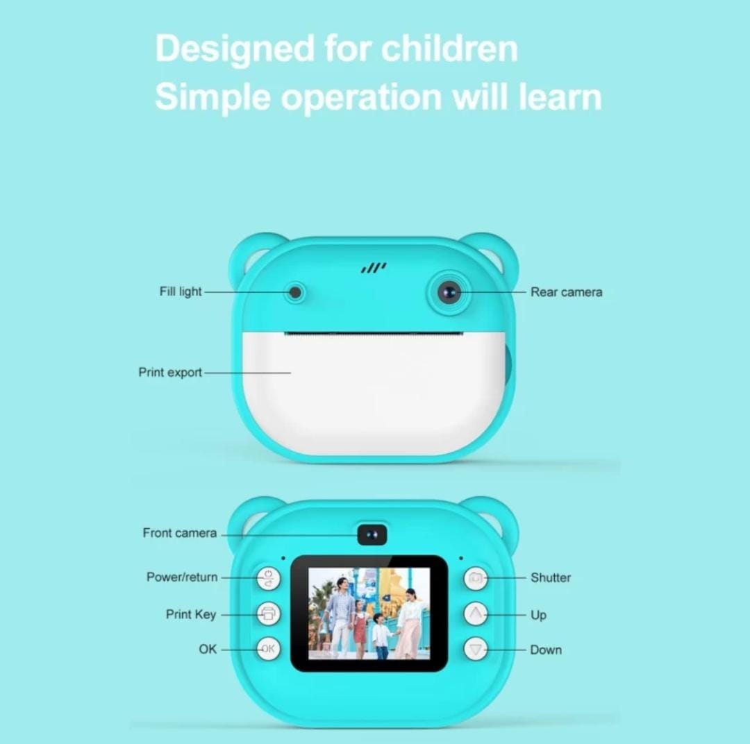 E+ Children printing camera