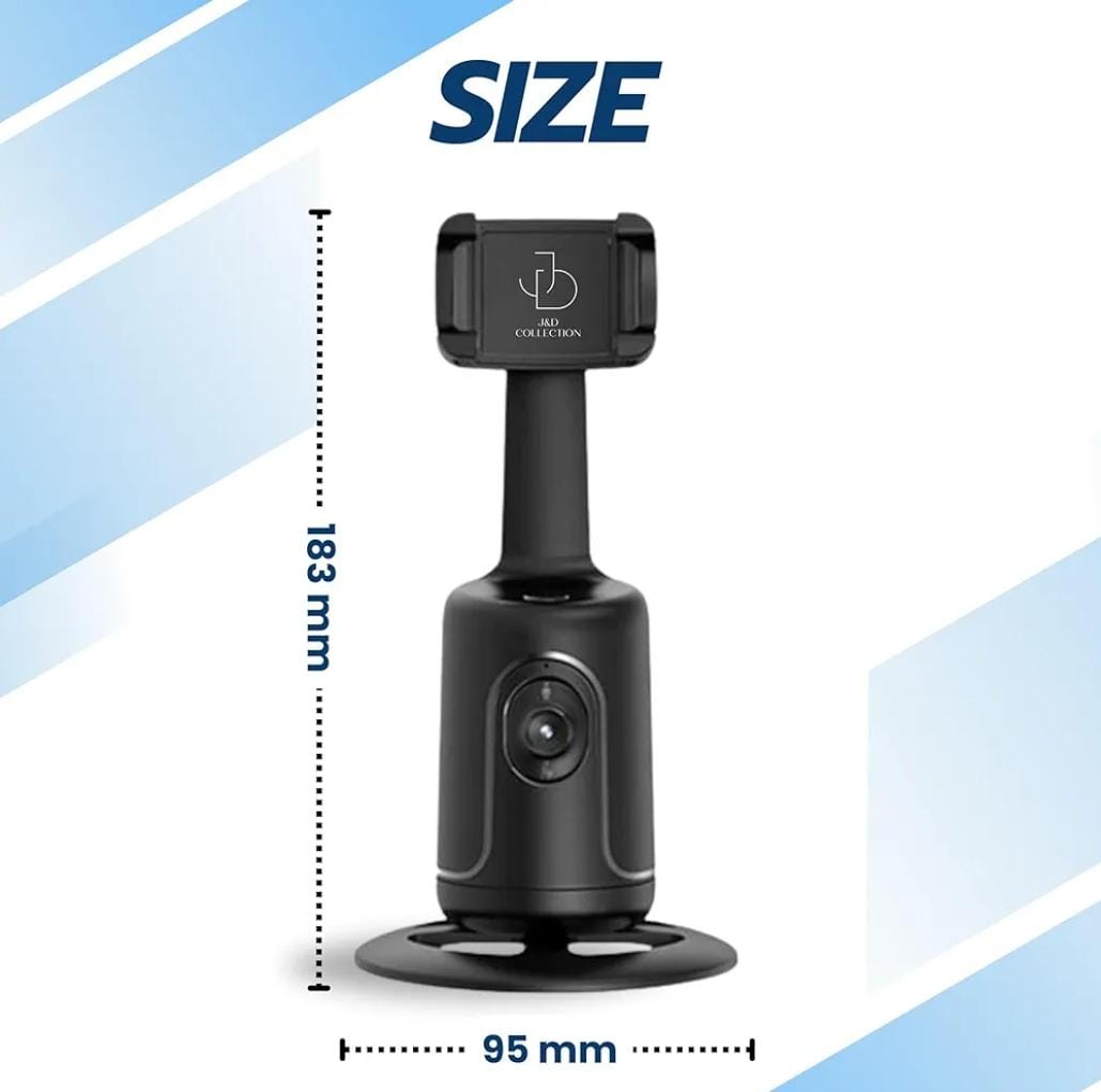 E+ Auto face tracking selfie stick tripod