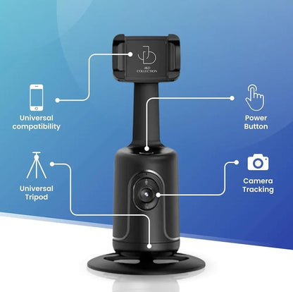 E+ Auto face tracking selfie stick tripod