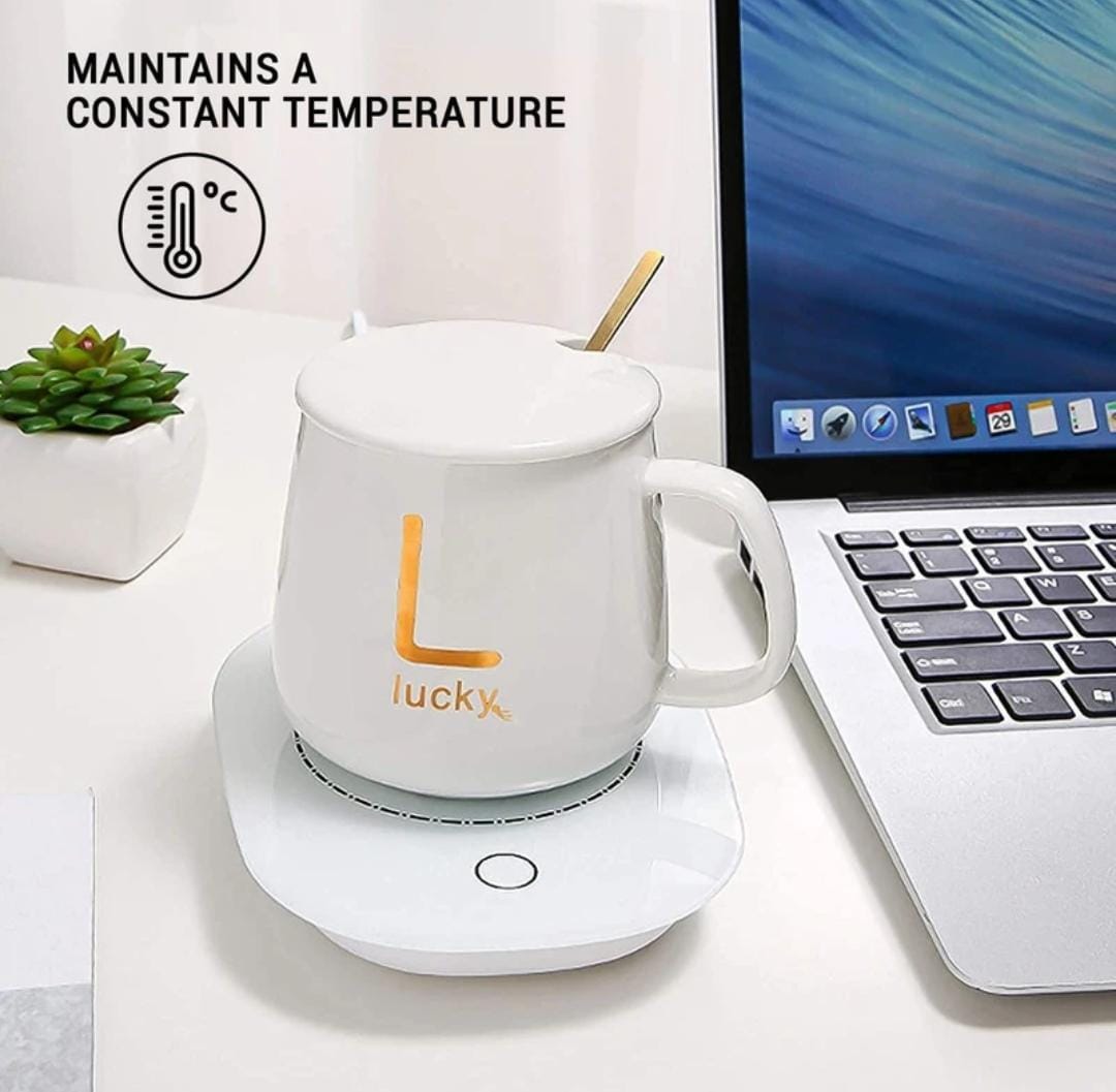 E+ Electric mug warmer set