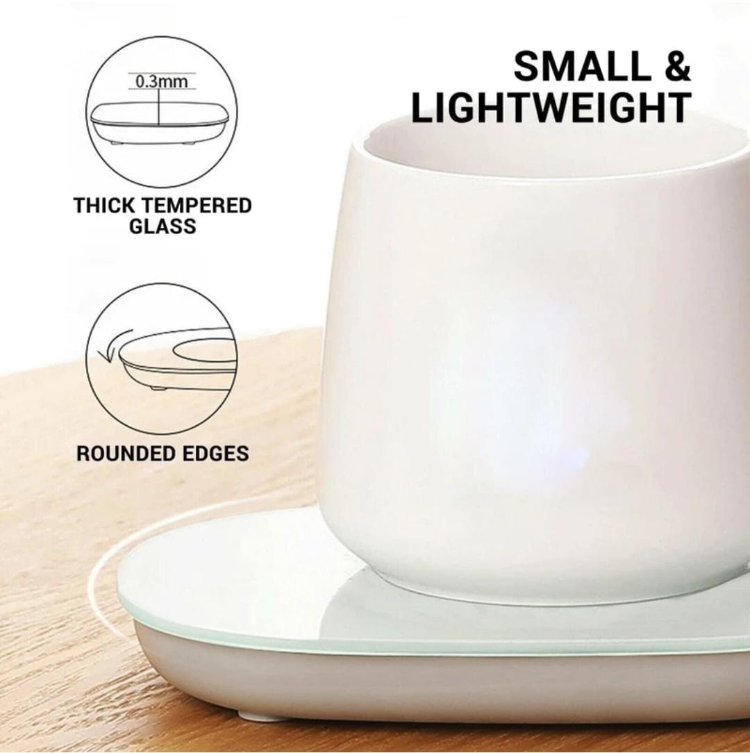 E+ Electric mug warmer set