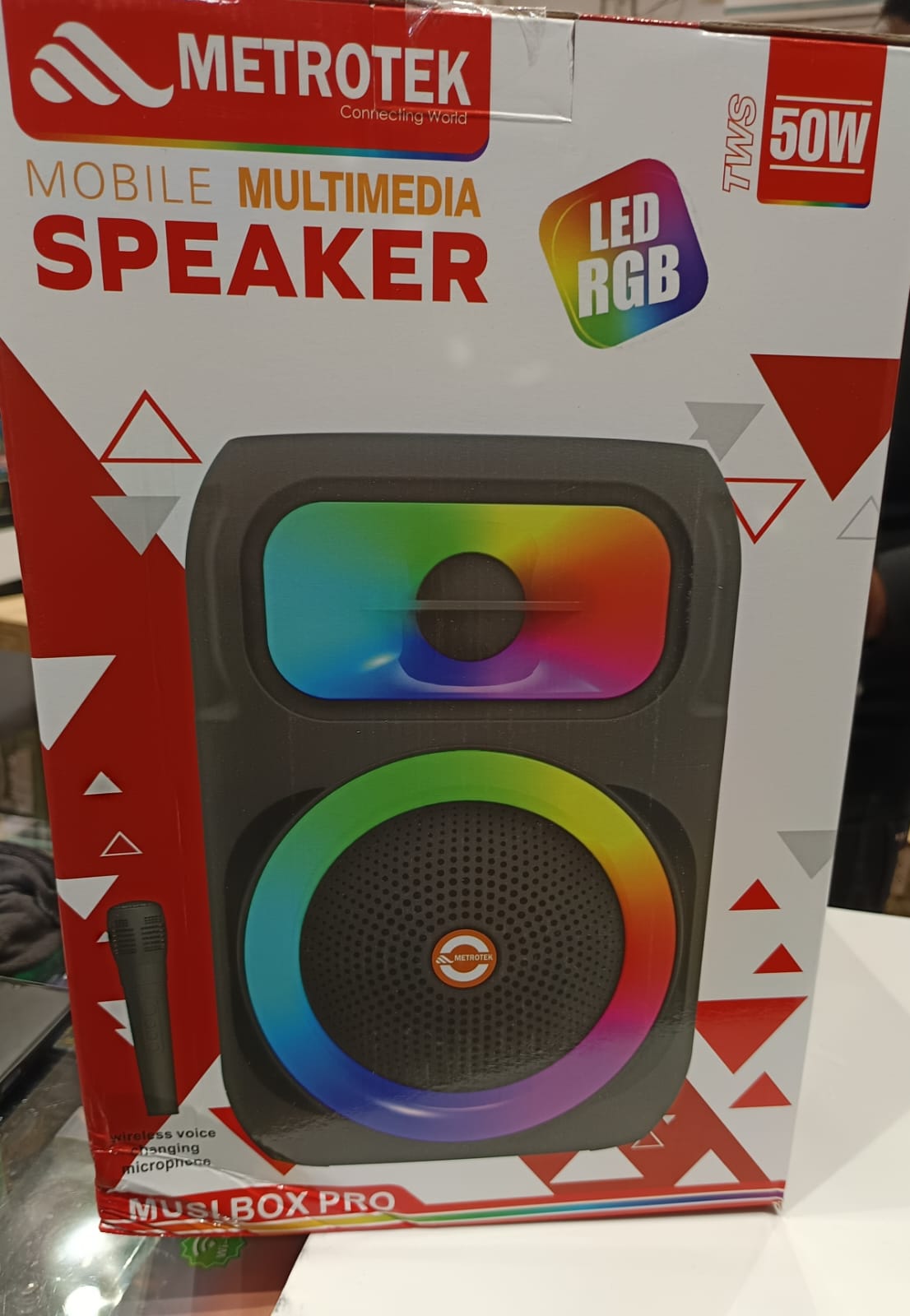 E+ METROTEK MOBILE MULTIMEDIA MUSIC BOX PRO SPEAKER