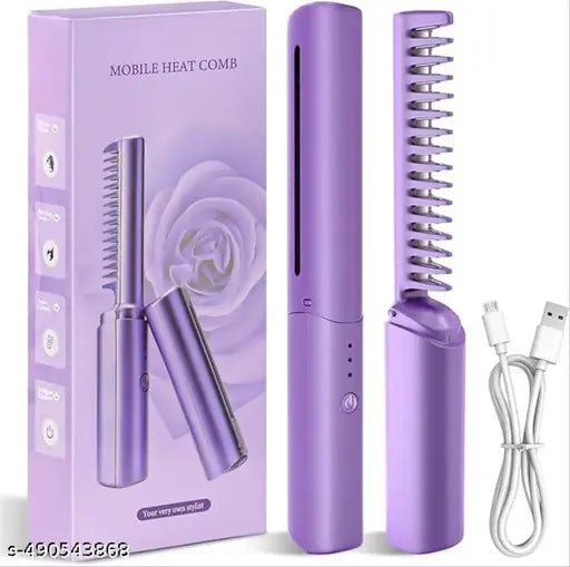 E+ Rechargeable Hot Comb hair straightener
