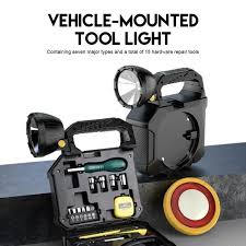 E+ MX-5511 Solar Working Light Tool Set