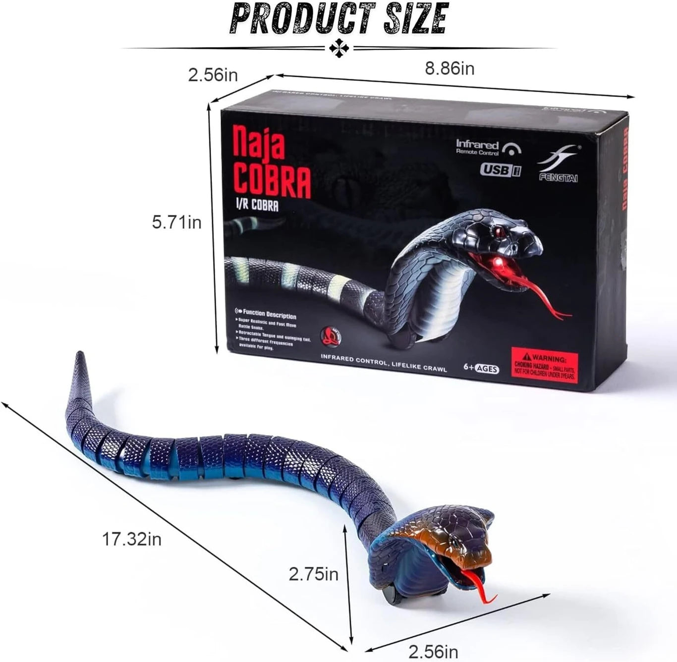 E+REMOTE CONTROL SNAKE TOY
