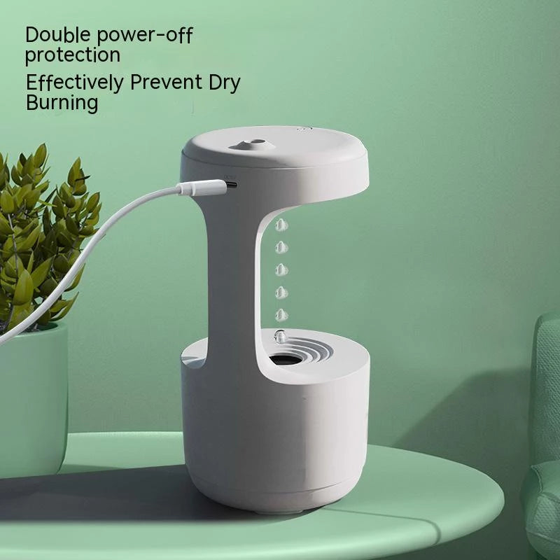 E+ Anti-gravity Humidifier with Clock