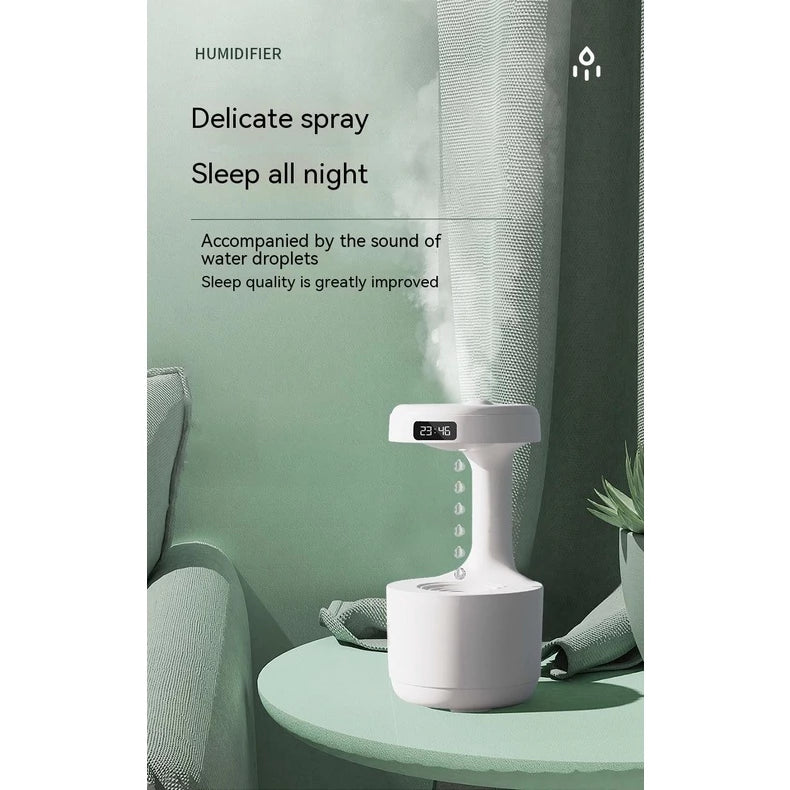E+ Anti-gravity Humidifier with Clock