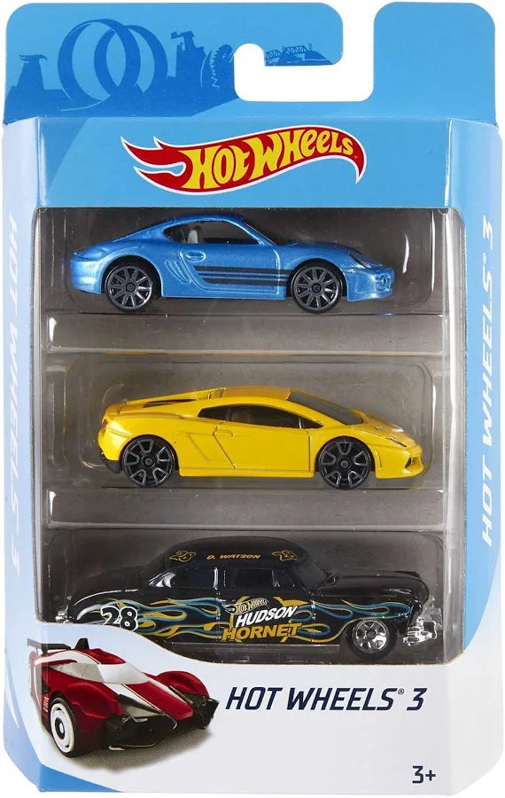 E+ HOT WHEELS DIE CAST (3 PCS)