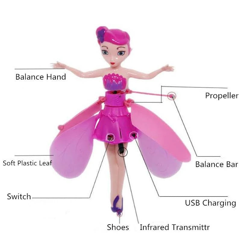 E +FLYING FAIRY DOLL