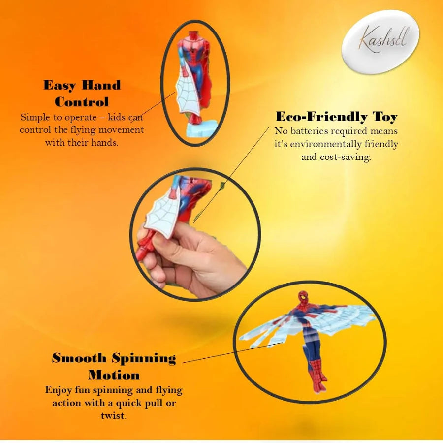 E+FLYING SUPERHERO ACTION TOY