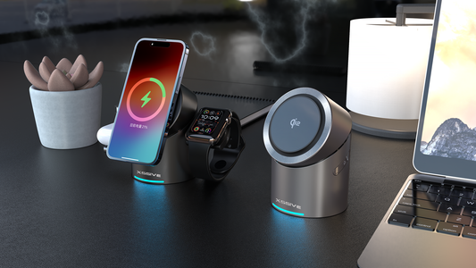 E+3 IN 1  WIRELESS CHARGING STATION